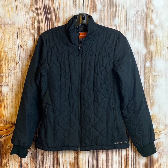 Merrell Jackets & Blazers - $220 MERRELL | All Season Black Quilted Trail Jacket women’s XS